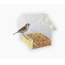 Clear Acrylic Bird Feeder, Suction Window Feeders